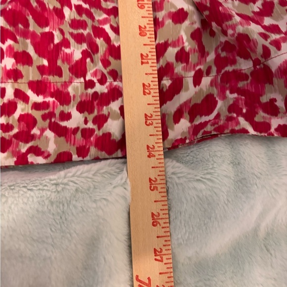 Chico's Vibrant Pink and Cream Sleeveless Blouse - Picture 5 of 8